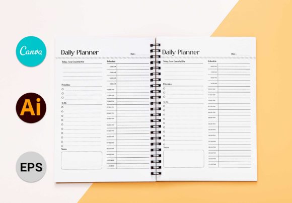2022 Daily KDP Planner: Graphics for Kdp Interiors