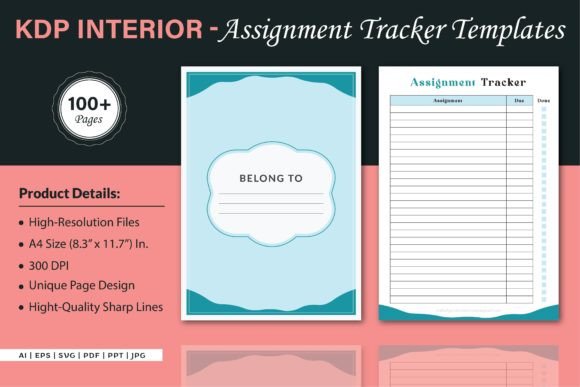 Assignment Trackers Graphics for Kdp Interiors