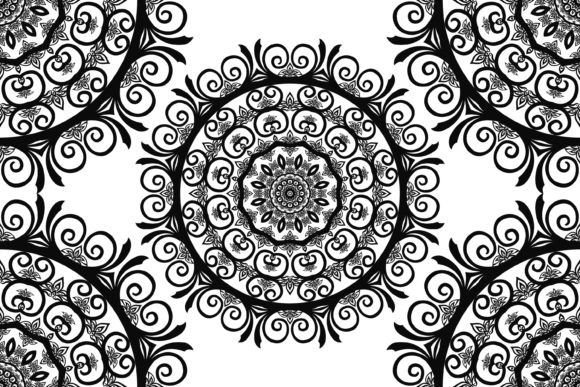 Bulk Mandala Adult Coloring Page for KDP Graphics