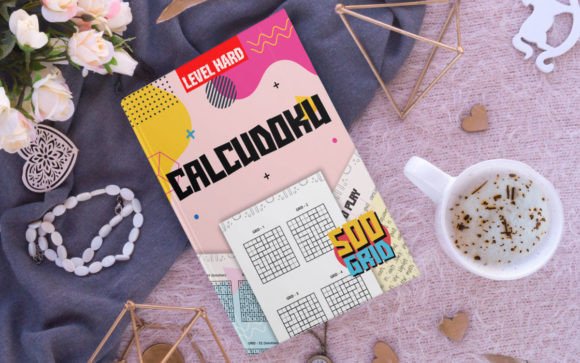 Calcudoku Book Cover Template: Graphics for KDP Interiors