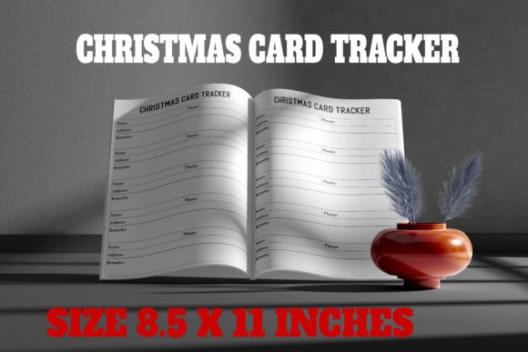 Christmas Card Tracker KDP Interiors