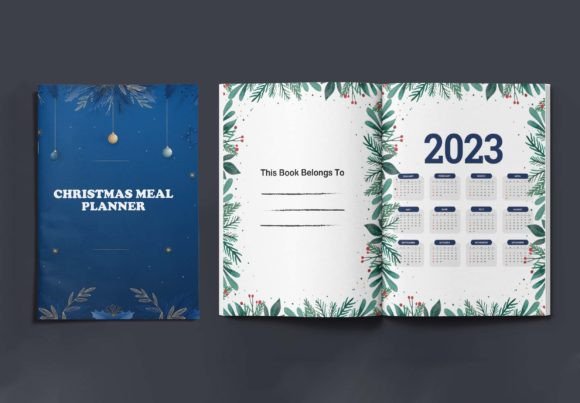 Christmas Meal Planner Printable KDP