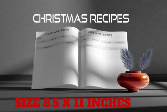 Christmas Recipes KDP Interiors Graphics