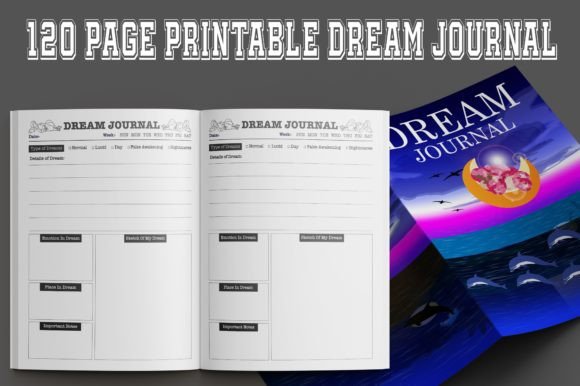 Dream Journal Graphics for KDP Interiors