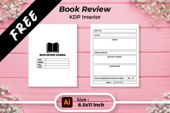 Free Book Review Journal KDP Interior: Graphics & Freebies