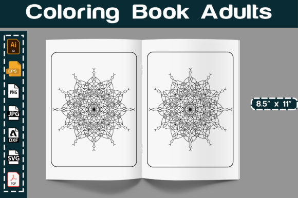 Mandala Coloring Page for KDP Interior: Graphics & Coloring Pages