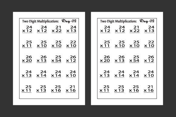 Math Worksheets Days 2, Kdp Interior