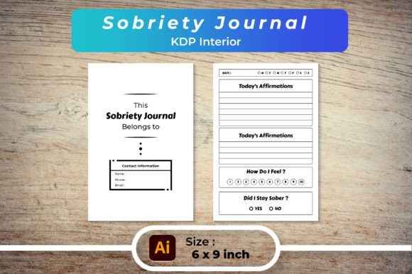 Sobriety Journal for KDP Interior Graphics
