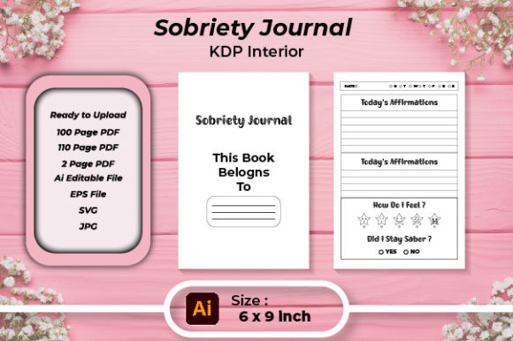 Sobriety Journal KDP Interior Graphics