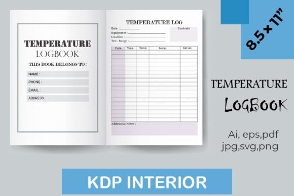 Temperature Logbook KDP Interior Graphics
